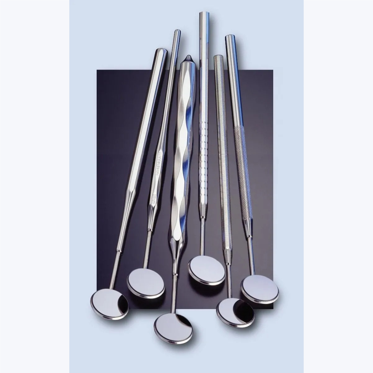 Hahnenkratt Stainless Steel Handles for Mouth Mirrors 1/pk